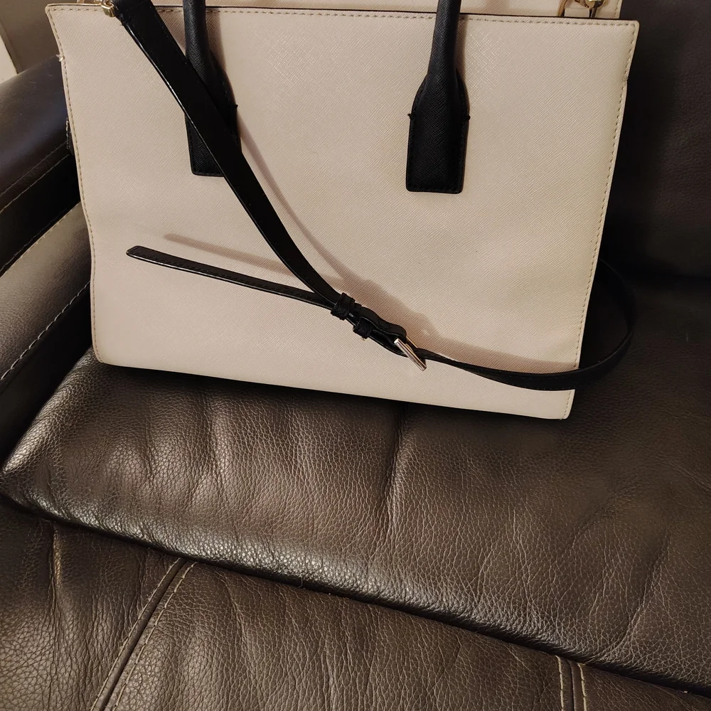 Kate Spade Black and White Satchel - Picture 6 of 16
